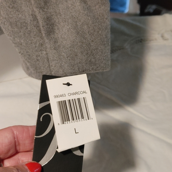 Ladies Gray Pea Coat Jacket Size Large NWT Rampage - Picture 4 of 10